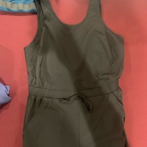 Black target jump suit